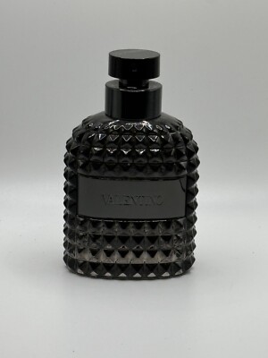 Empty Valentino Uomo Intense cologne bottle