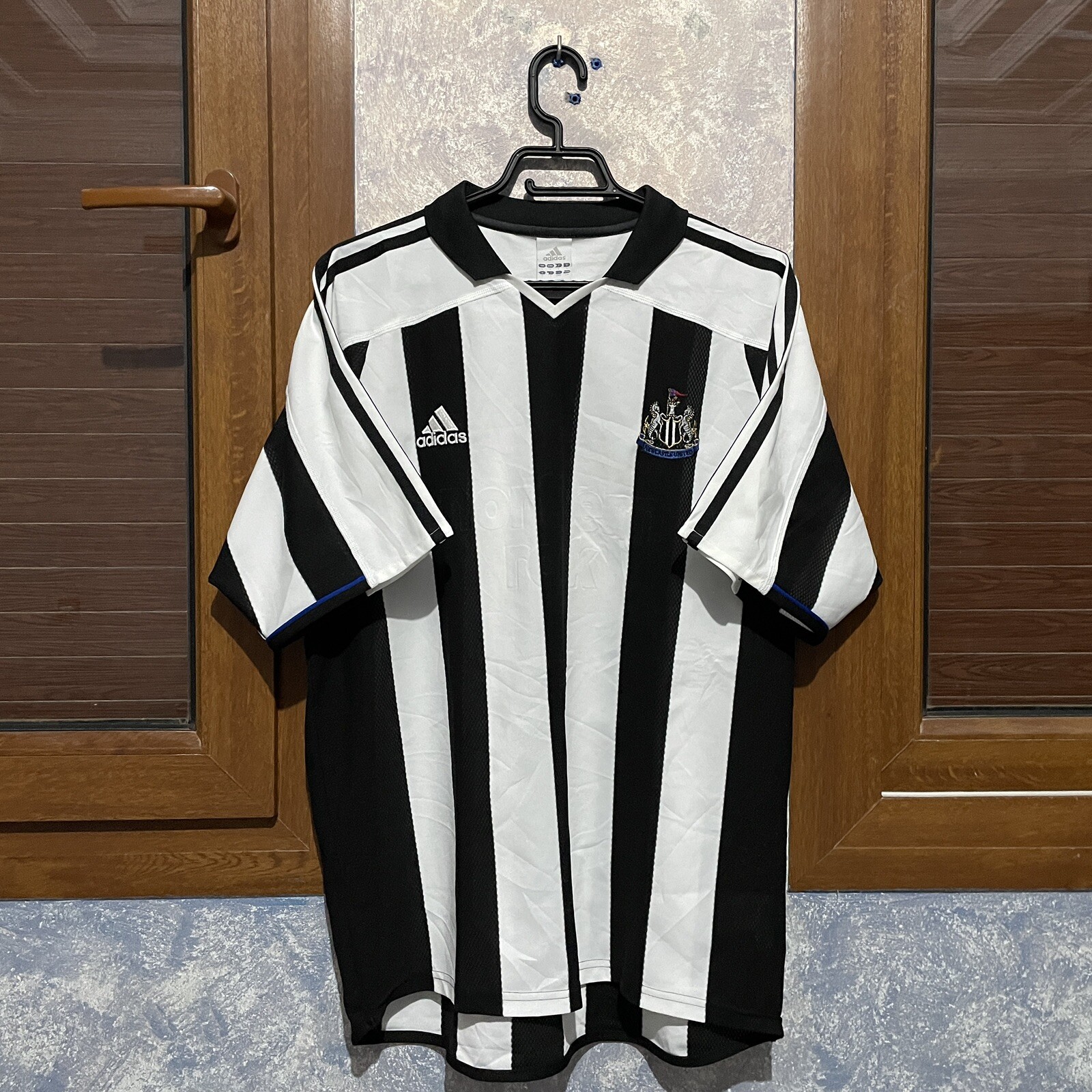 Newcastle United 2003/04 Authentic Home Jersey Adidas Shirt - Size L Kit