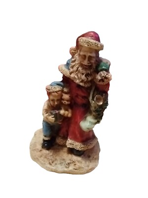 Wood World Santa Claus Figurine 1993