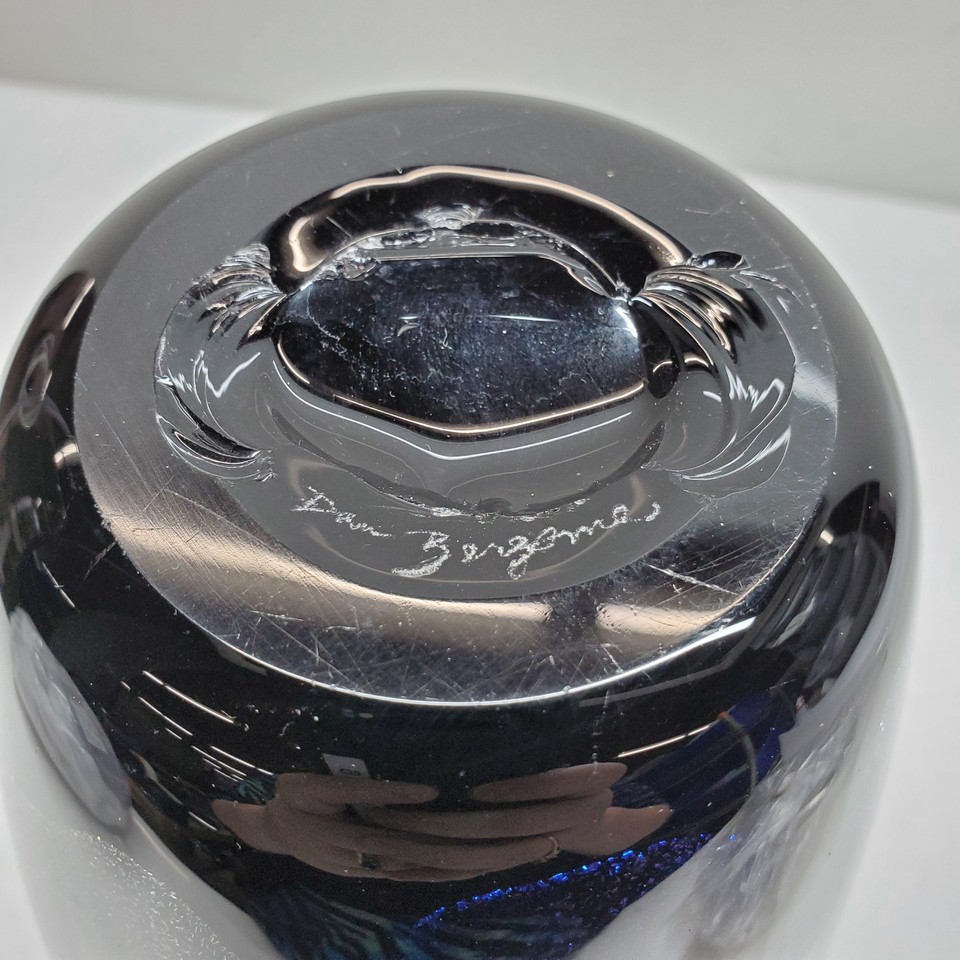 Dan Bergsma Pacific NW Pilchuck Glass Artist Tall and Thin Vase eBay