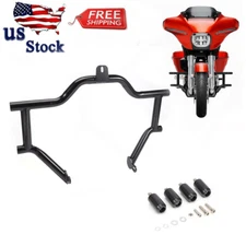 Front Highway Engine Guard Crash Bar For Harley Touring Road Glide 2009-2023 24