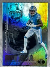 2017 Panini Illusions 32 Calvin Johnson Marvin Jones Jr Rainbow Foil Lions Card