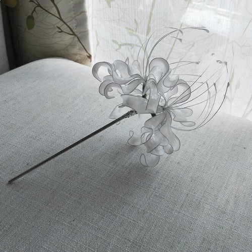 Horquilla Lycoris Radiata Flor Hanfu Mujeres Niña Elegante Palo Cosplay Accesorios - Imagen 5 de 14