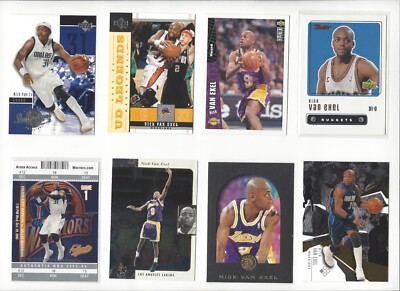 22 Different Nick Van Exel cards Lakers Nuggets Warriors Mavericks Trail Blazers