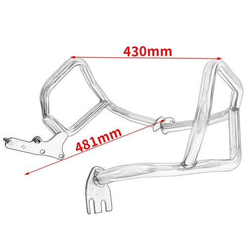 Engine Guard Crash Bar Steel Black Fit For Honda CRF1000L Africa Twin 2016-2018 - Picture 7 of 8
