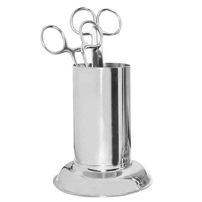 AAProTools 5''X2'' Forceps Jar Surgi Instruments Holloware Stainless Steel