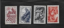 1949 metiers  SERIE  DU N° 823 A 826 NEUF trace rouille