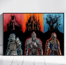 Dark Souls Poster, Chosen Undead Wall Art, Rolled Print 4