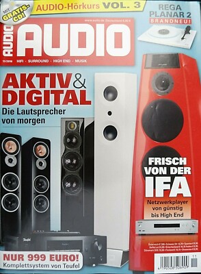  AUDIO 11/16,ELAC AIR X 409,KS DIGITAL KSD 2030,CANTON VENTO 886,TEUFEL 40 MK II