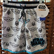 Star Wars The Mandalorian Grogu Kids Swim Trunks - Size XS 4-5 - Brand new