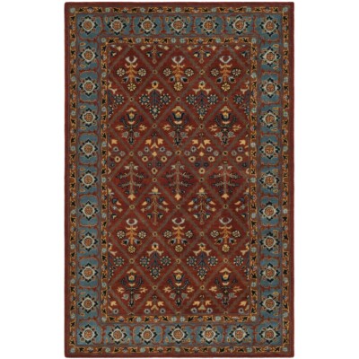 SAFAVIEH Heritage HG738Q Handmade Red / Blue Rug