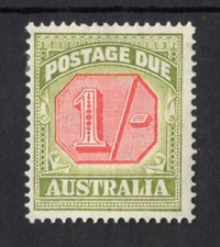 M2806 Australia 1938 SGD118 - 1/- carmine & green, Type A.