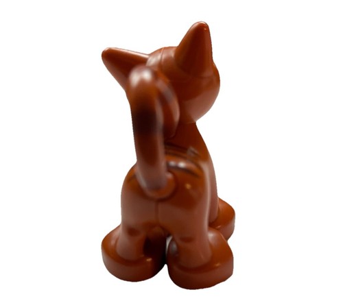 Lego Duplo Brown Kitty Cat Figure 2” H Replacement Part - Picture 4 of 7