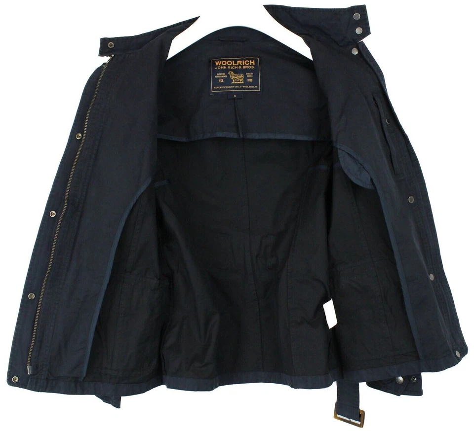 WOOLRICH Jacket Women's Small Thin & Light With Belt - Image 4 of 4