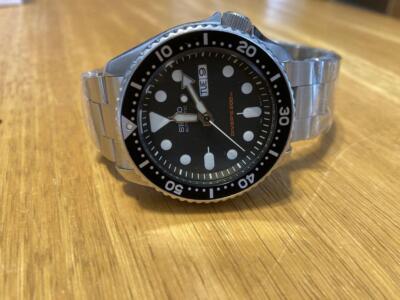 SEIKO　BLACKBOY Seiko Black Boy SKX007 Vintage Day Date Divers 200M 21j
