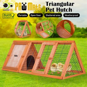 triangular rabbit hutch