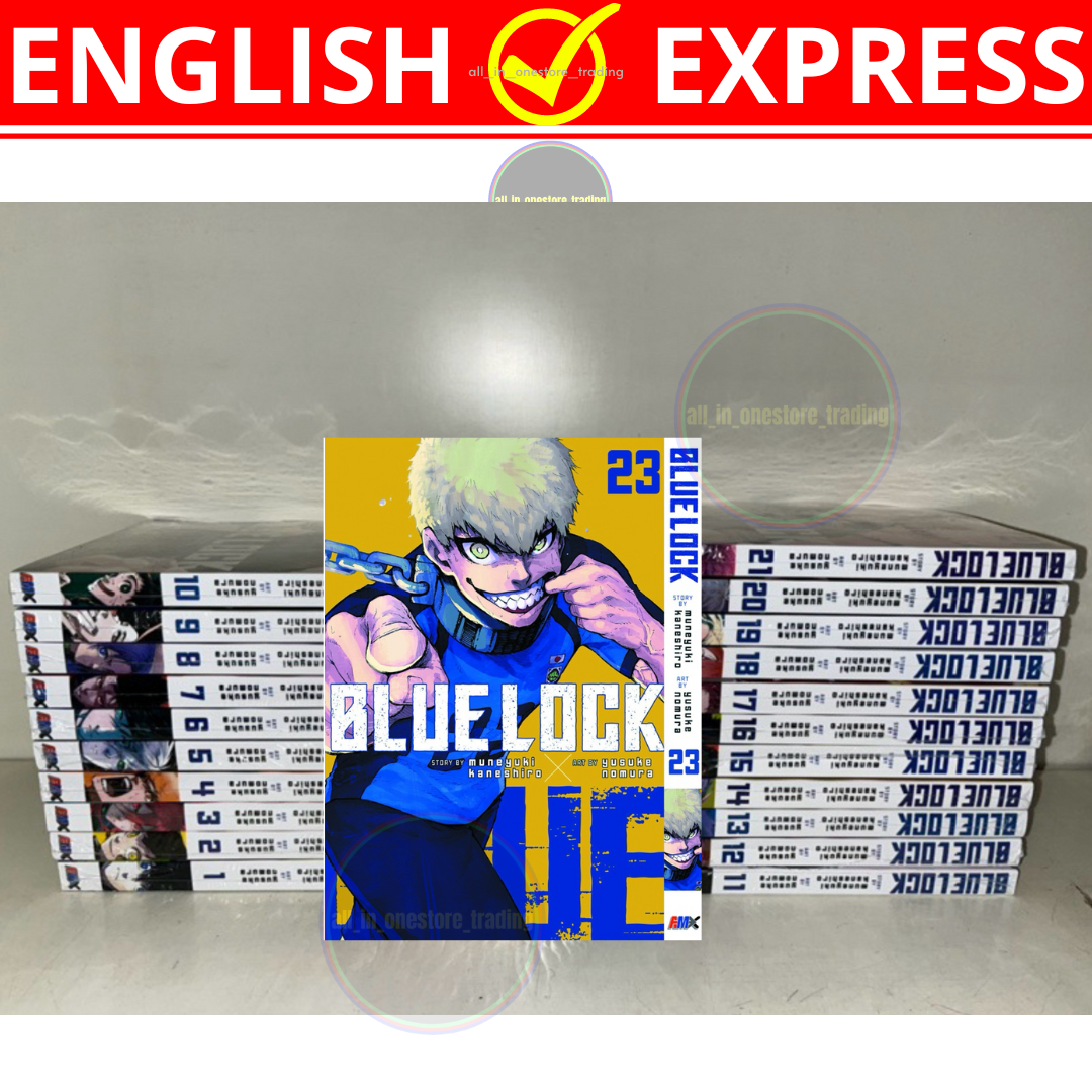 FULL SET Blue Lock Manga FullSet Volumes 1-24 Yusuke Nomura