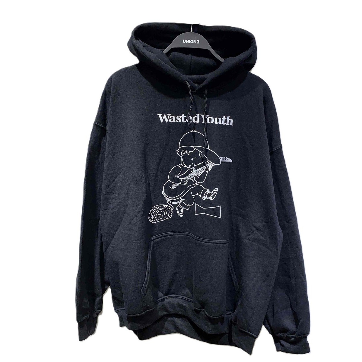★入手困難★WASTED YOUTH X UNDERCOVER Hoodie NEW] WASTED YOUTH UNDERCOVER Hoodie Pullover Black Men's