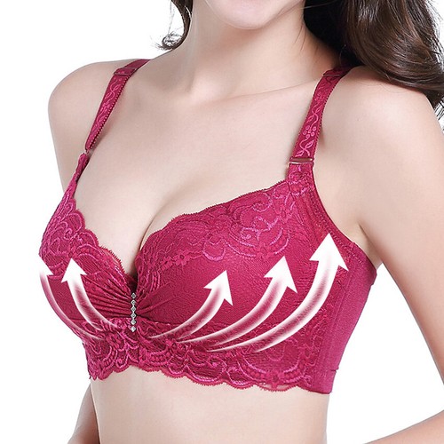 Thin Style With Steel Ring Lace Summer Sexy Nylon Backless Plus Size Women Bra - Picture 7 of 17
