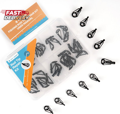 OJY&DOIIIY Fishing Rod Tip Repair Kit with Glue,Complete Supplies for Fishing Po
