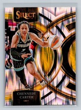 2024 Panini Select WNBA #199 Chennedy Carter Premier Silver Flash Prizms