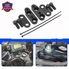 Black Metal Handlebar Clamp Riser Adapter For Honda Goldwing 1800 GL1800 01-17