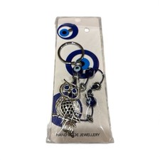 NWT Owl Evil Eye Keychain