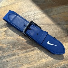 Nike Adjustable Adult Baseball Softball Belt Blue Stretch One Size Swoosh