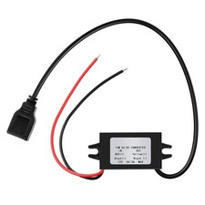 1 Piece 12v to 5v Dc Converter Buck Module USB Output Power Adapter Dc Car Po...