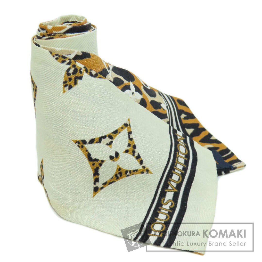 Louis Vuitton M73649 Bando Bb Jungle Scarf Silk Women