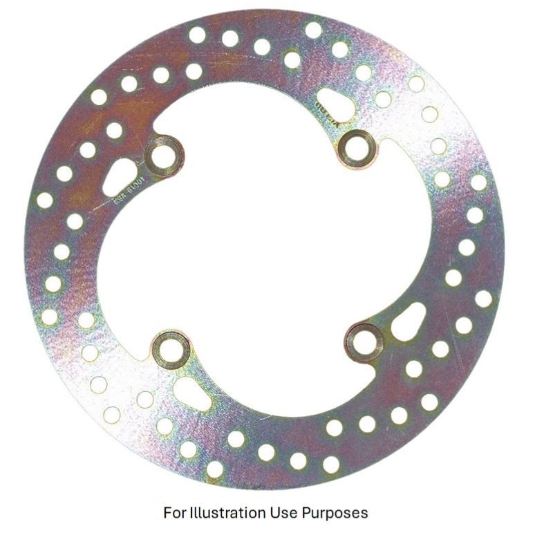 EBC MX/ATV/END Solid Rear Brake Disc (3) Rear Right for Honda XR 600 R 1993-2000