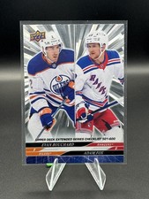 2024-25 Upper Deck #699 Evan Bouchard / Adam Fox Outburst Silver