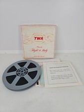 Vintage TWA Presents Flight To Italy TW-805 8mm Promo Color Movie Film