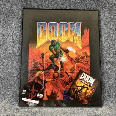 Doom Hell On Earth Video Game Poster id Software 2016 12x18 Framed Display