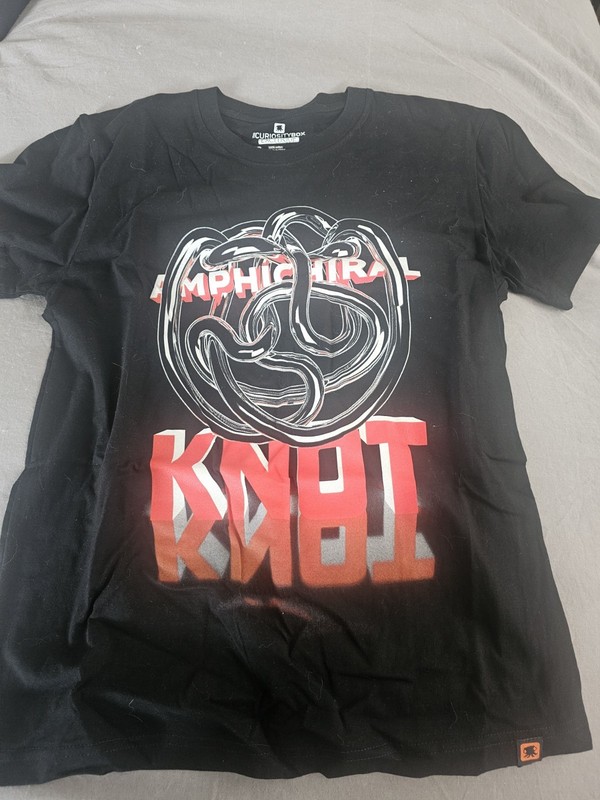 CuriosityBox T-shirt Sz S Black AMPHICHIRAL KNOTS New