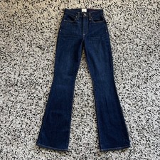 Alice  Olivia Beautiful High Rise Slim Bell Jeans Memory Lane Blue Women  s 24