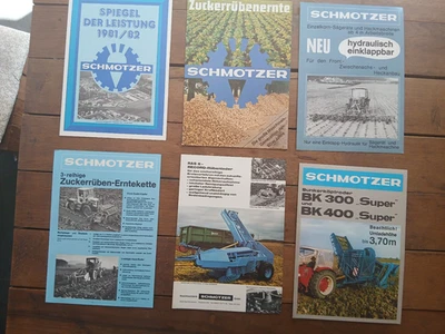 6 alte Schmotzer Prospekte Zuckerrübenernte - Bild 1 von 2