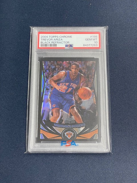 2004 Topps Chrome Trevor Ariza #198 Black Refractor /500 Rookie PSA 10
