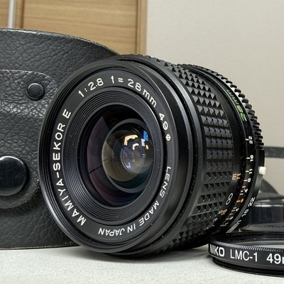 RARE Mamiya Sekor E 28mm F2.8 Lens N Mint- Japan