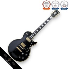 Gibson Les Paul Custom 70s Ebony Black Electric Guitar Vintage