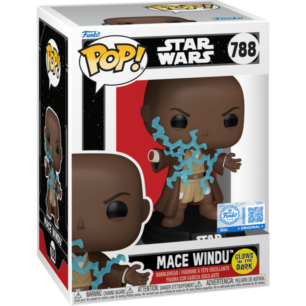 Star Wars - Mace Windu - #788 - Glow Special Edition - Funko Pop!