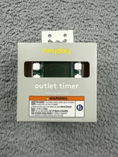 Heyday Outlet Timer Digital Screen 7-Day Programmable Indoor Plug 15A 1875W New
