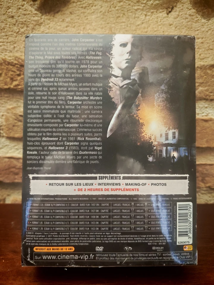 Coffret Halloween - Chapitres 1 à 5 en DVD neuf - Photo 2/4