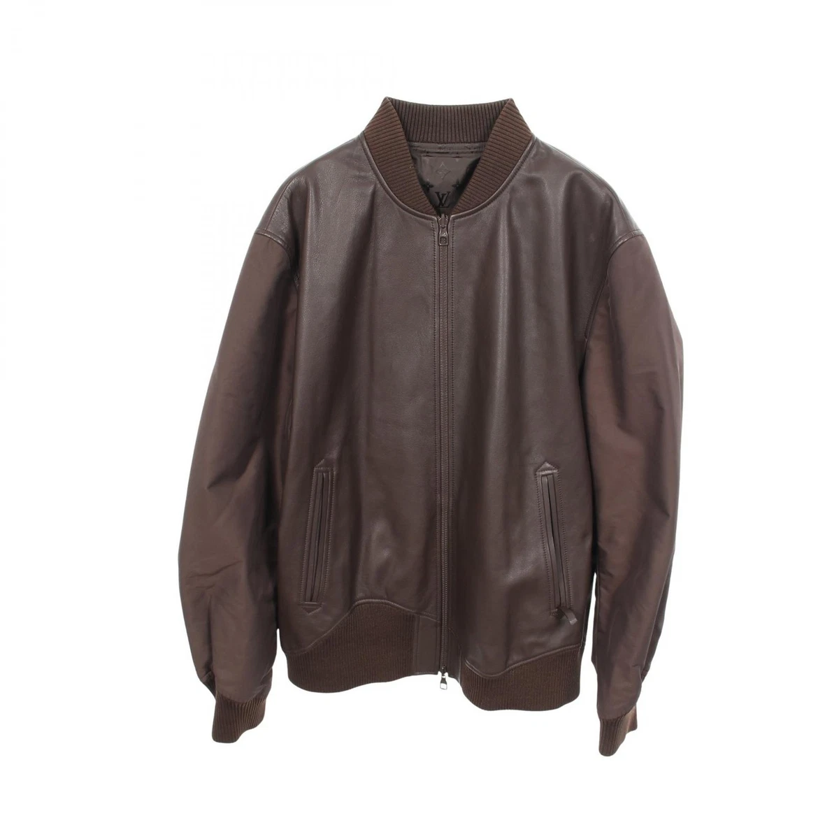 Louis Vuitton Leather Outer Shell Brown Coats, Jackets & Vests for