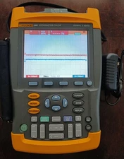 Fluke 199C  225C scope meter dual channels 200Mhz 2.5GS/s New Battery + Charger.