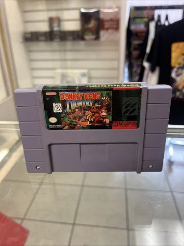 DONKEY KONG COUNTRY SNES AUTHENTIC GAME - Tested Works Fast Shipping
