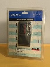 Sony M750-V Microcassette Recorder Sealed New In Box Made In Japan