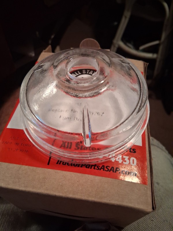 John Deere Glass Fuel Bowl #2091267