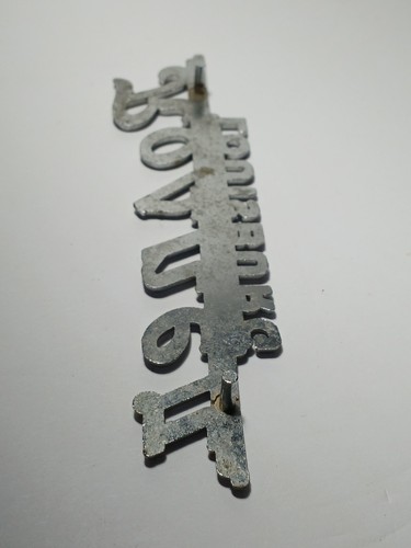Vintage Rosner Ford Car Dealership Metal Nameplate Emblem Badge Louisburg Kansas - Bild 15 von 19