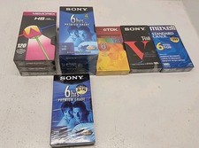 Lot of 11 - BRAND NEW - SEALED - Blank VHS Cassette Tapes - T-120 Sony/memorex